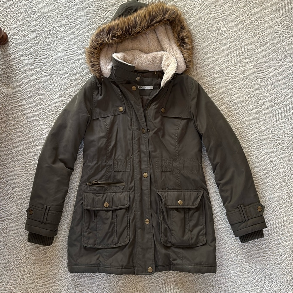 DKNY anorak coat, women’s M